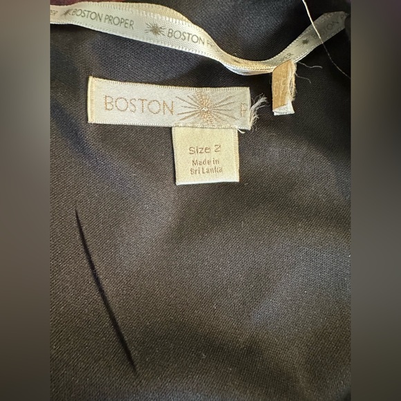 BOSTON PROPER Maxi Dress Mirrored Anaconda Python Snake Print VNeck Side Slit - Picture 9 of 13